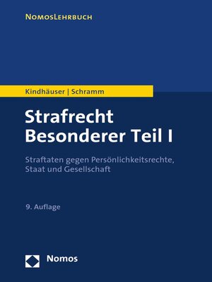 cover image of Strafrecht Besonderer Teil I